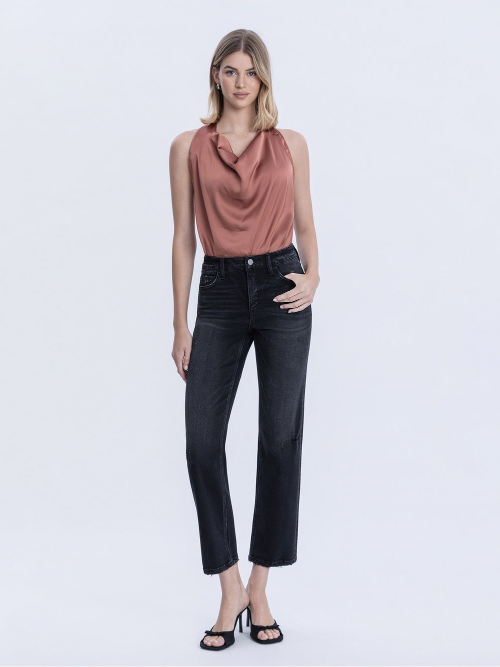 NWT Flying Monkey Verdant Gleam - Mid Rise Ankle Straight Jeans Size 32